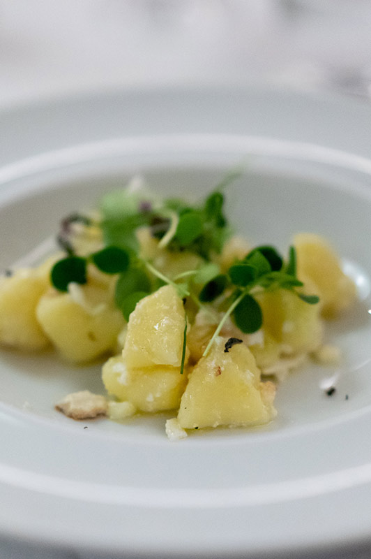 Culinary delights - detail of a potato dish - Hotel Trenker